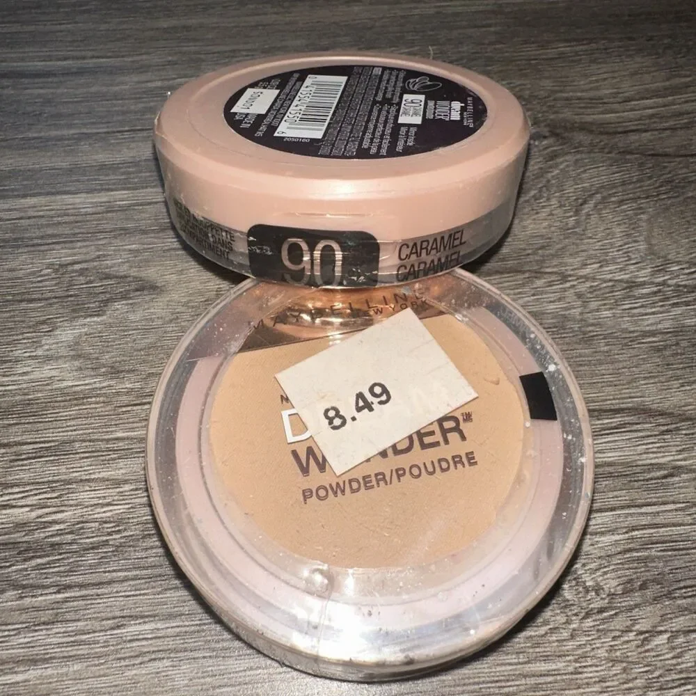 Maybelline Dream Wonder Powder 90 Caramel Set of 2 New Rare Discontinued